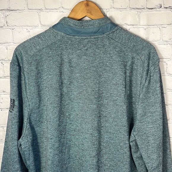 Johnnie-O Reflex Fleece Performance 1/4 Zip Pullover Juniper Size XL - Picture 6 of 10